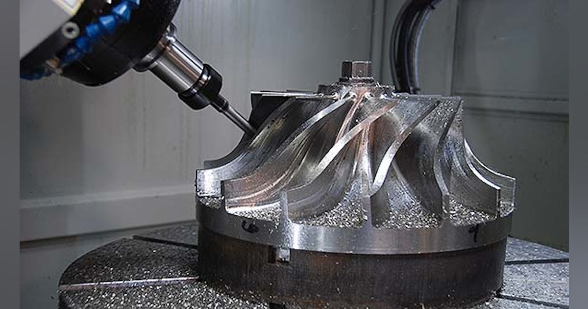 Illustrative example of 5-axis cnc machining from Google Search