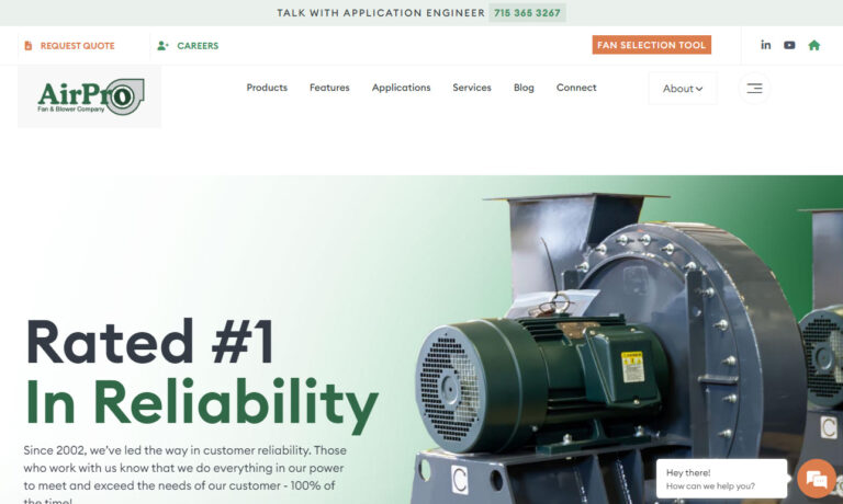 Illustrative example of airpro fan and blower from Google Search