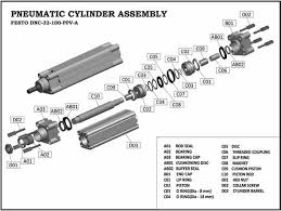 Pneumatic Cylinder Parts Diagram and Functionality - pneumatic cylinder parts