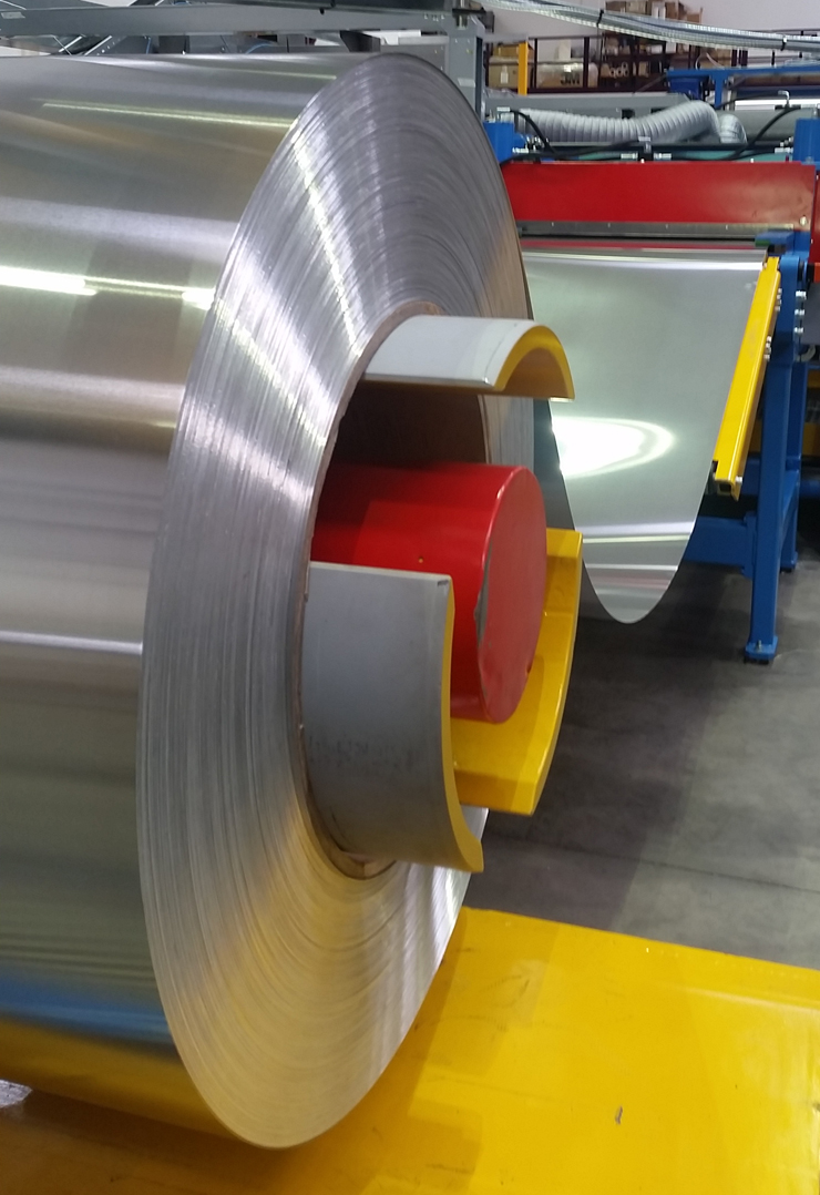 Illustrative example of aluminium coil from Google Search