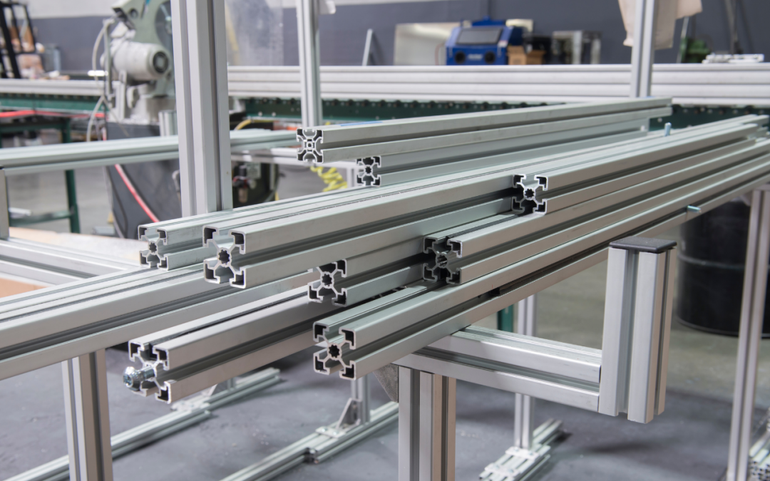 Illustrative example of aluminum extruded from Google Search