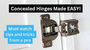 Concealed Hinges Made Easy! Video and Illustrated Guide - concealed hinge