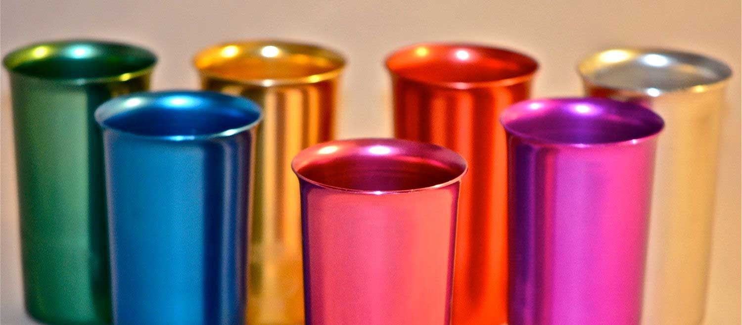 Illustrative example of anodized aluminium from Google Search