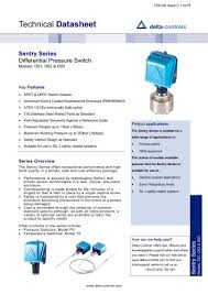 PDF - differential pressure switch