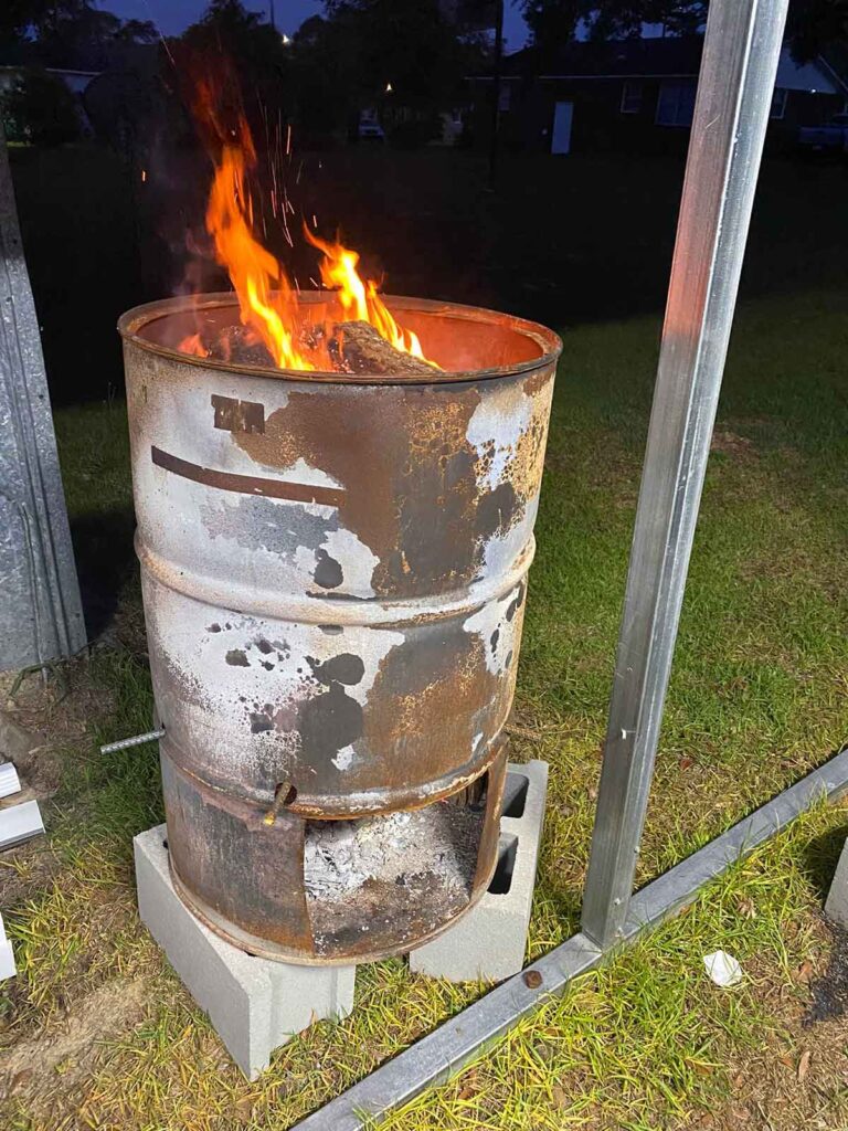 Illustrative example of barrel for fire from Google Search