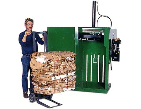 Illustrative example of cardboard balers from Google Search