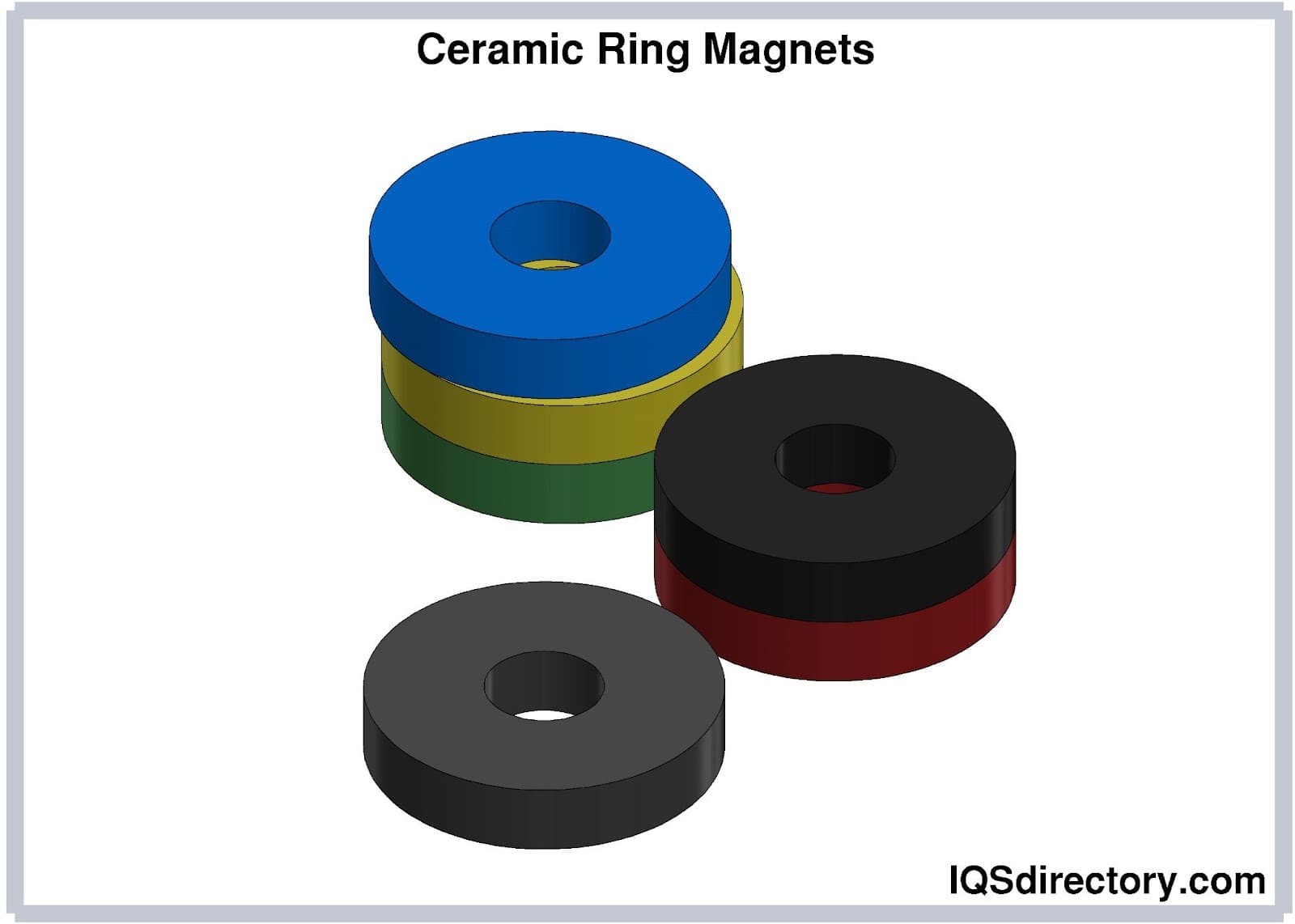 Illustrative example of ceramic magnet from Google Search
