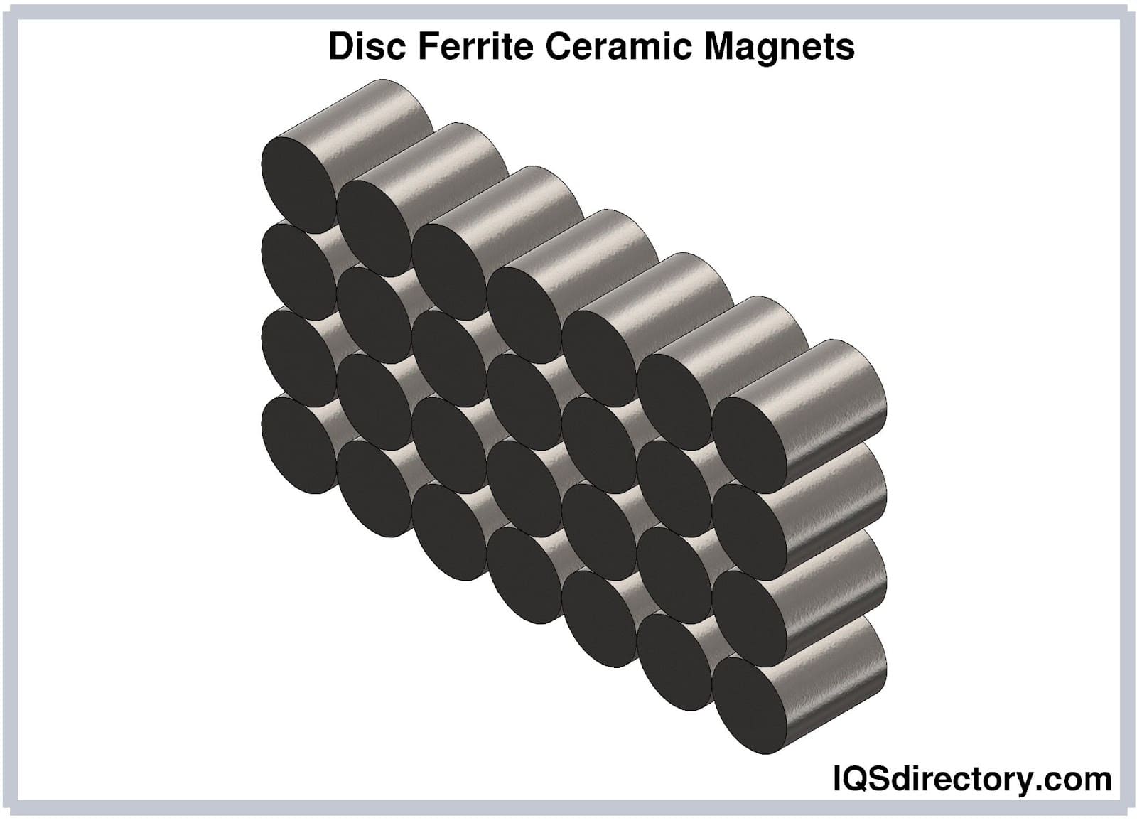 Illustrative example of ceramic magnet from Google Search