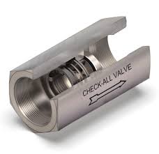 Spring-loaded Check Valves, Silent Check Valves - Check-All Valve ... - spring check valve