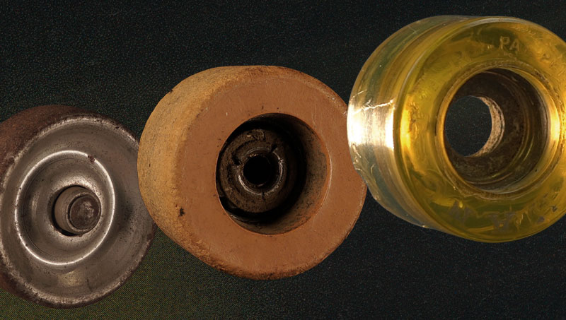 Illustrative example of clay skateboard wheels from Google Search