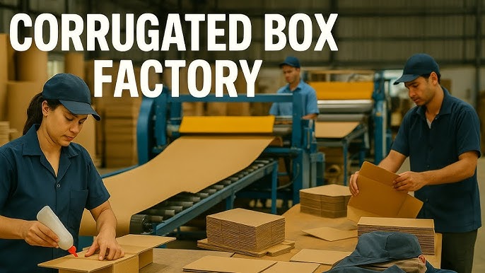 Illustrative example of corrugated cardboard manufacturers from Google Search