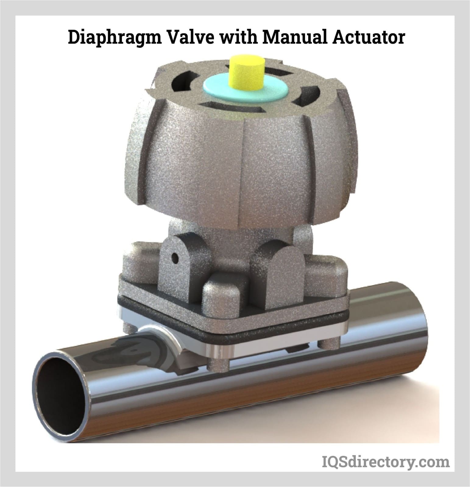 Illustrative example of diaphram valve from Google Search