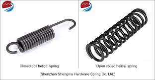 Difference Between Close Coiled and Open Coiled Helical Spring - helical coil spring