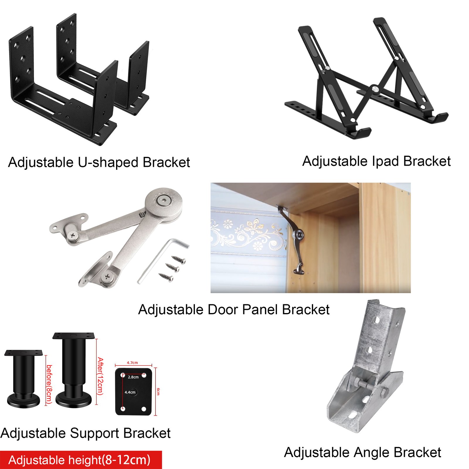 Illustrative example of different types of mounting brackets from Google Search