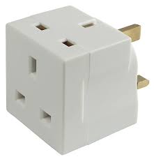 Plug Adaptors and Adaptor Plugs at B&Q - 2 plug