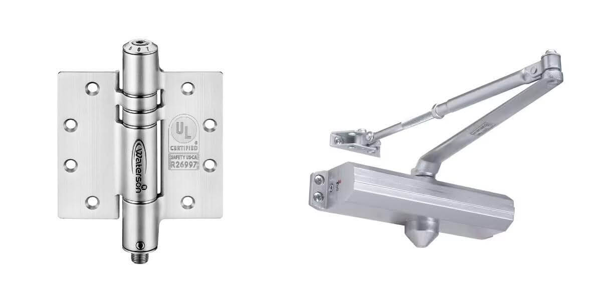 Illustrative example of door spring hinge from Google Search