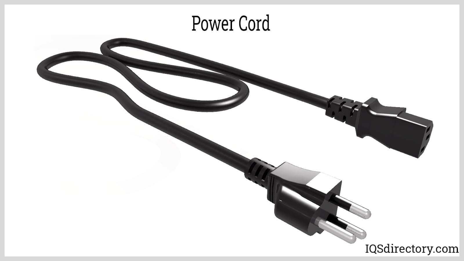 Illustrative example of electric cord parts from Google Search