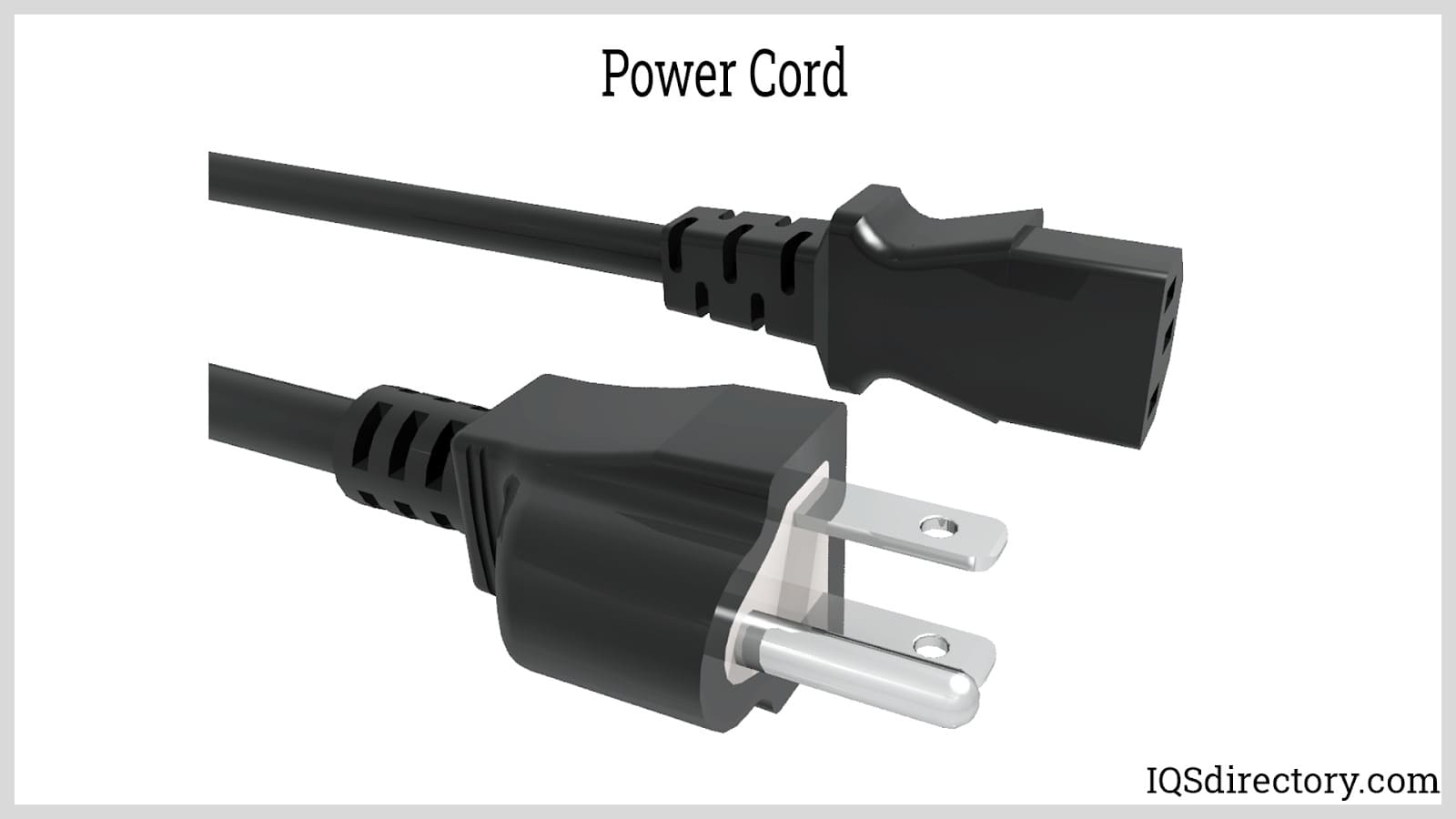 Illustrative example of electric cord parts from Google Search