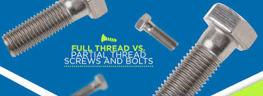 Full Thread vs. Partial Thread Screws - FMW Fasteners - shank bolt