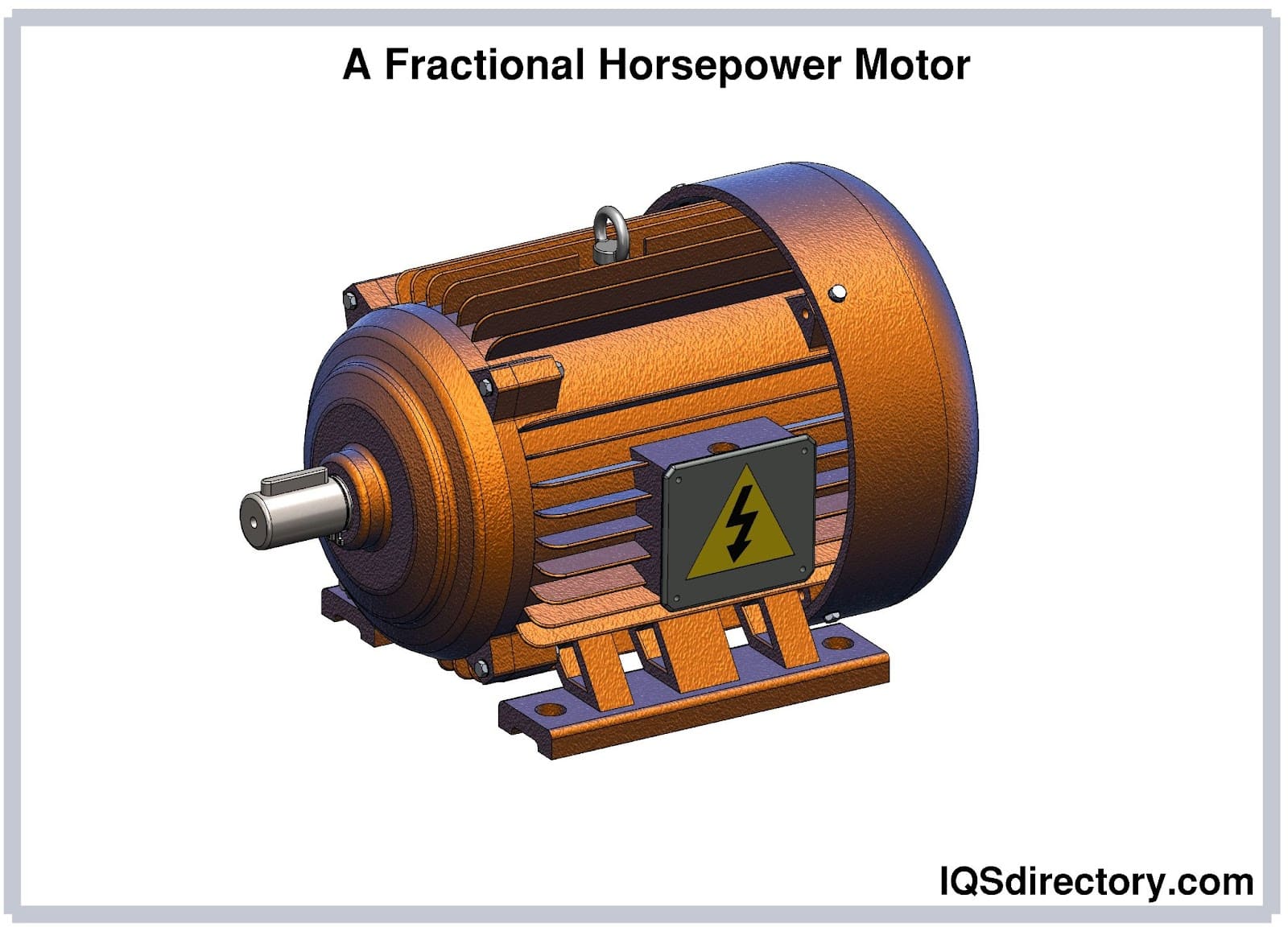 Illustrative example of fractional horsepower motor from Google Search