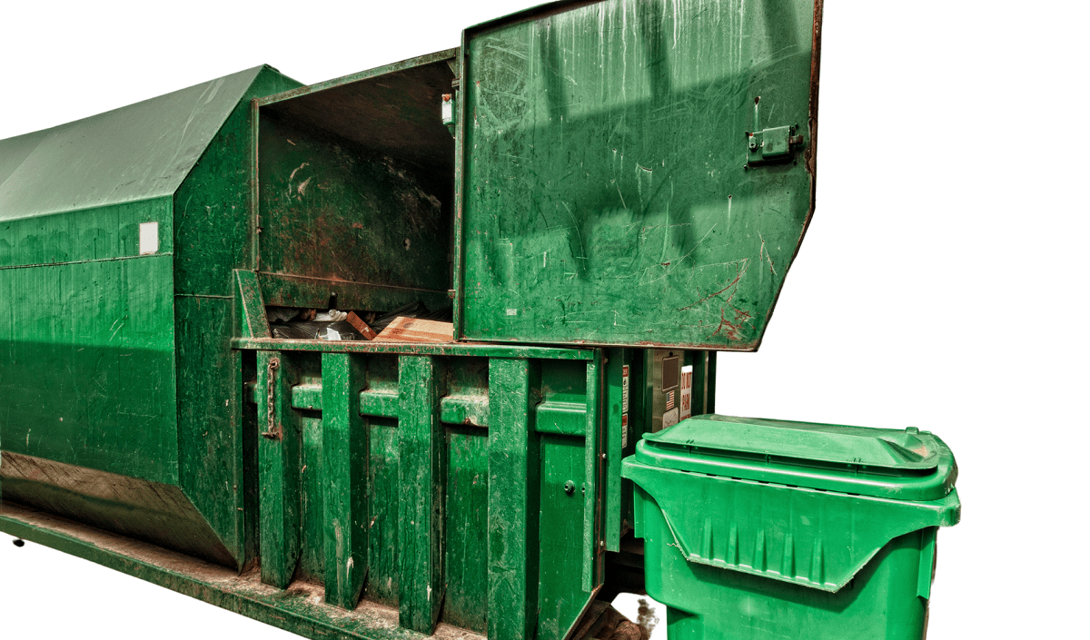 Illustrative example of garbage compactors from Google Search