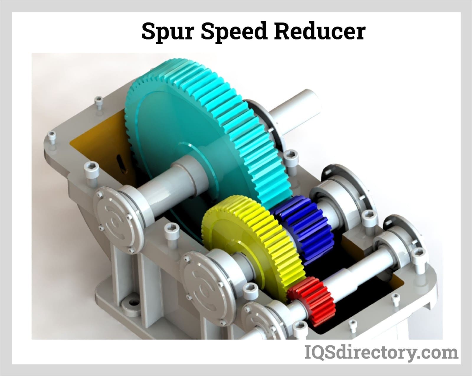 Illustrative example of gear reduction box from Google Search