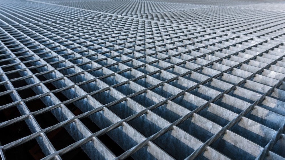 Illustrative example of grating steel from Google Search