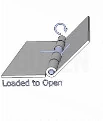 Custom Continuous Hinges - Springs-Loaded to open - Guden - spring loaded hinges