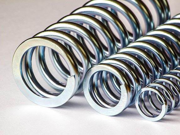 Illustrative example of helical compression spring from Google Search