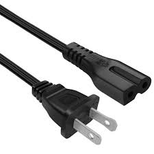Polarized 10 ft. AC Power Cord, 2 Conductor General Replacement Cable ... - ac power cable