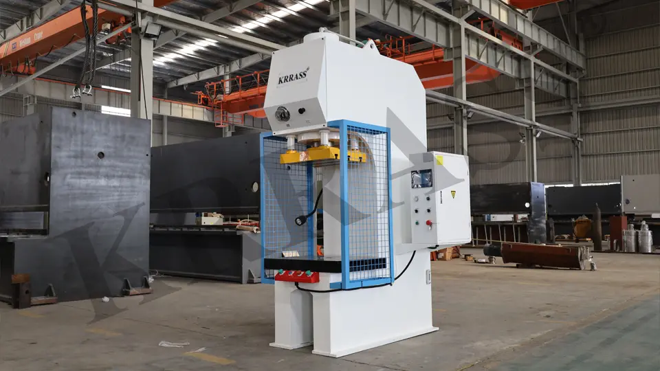 Illustrative example of hydrolic press machine from Google Search