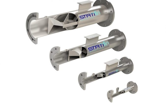 Illustrative example of inline static mixer from Google Search