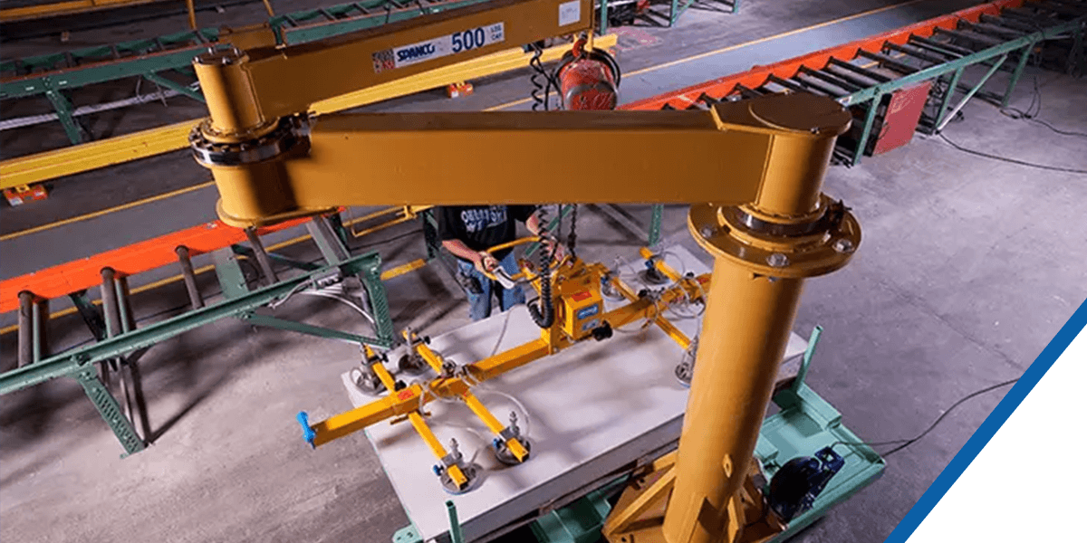 Illustrative example of jib crane components from Google Search