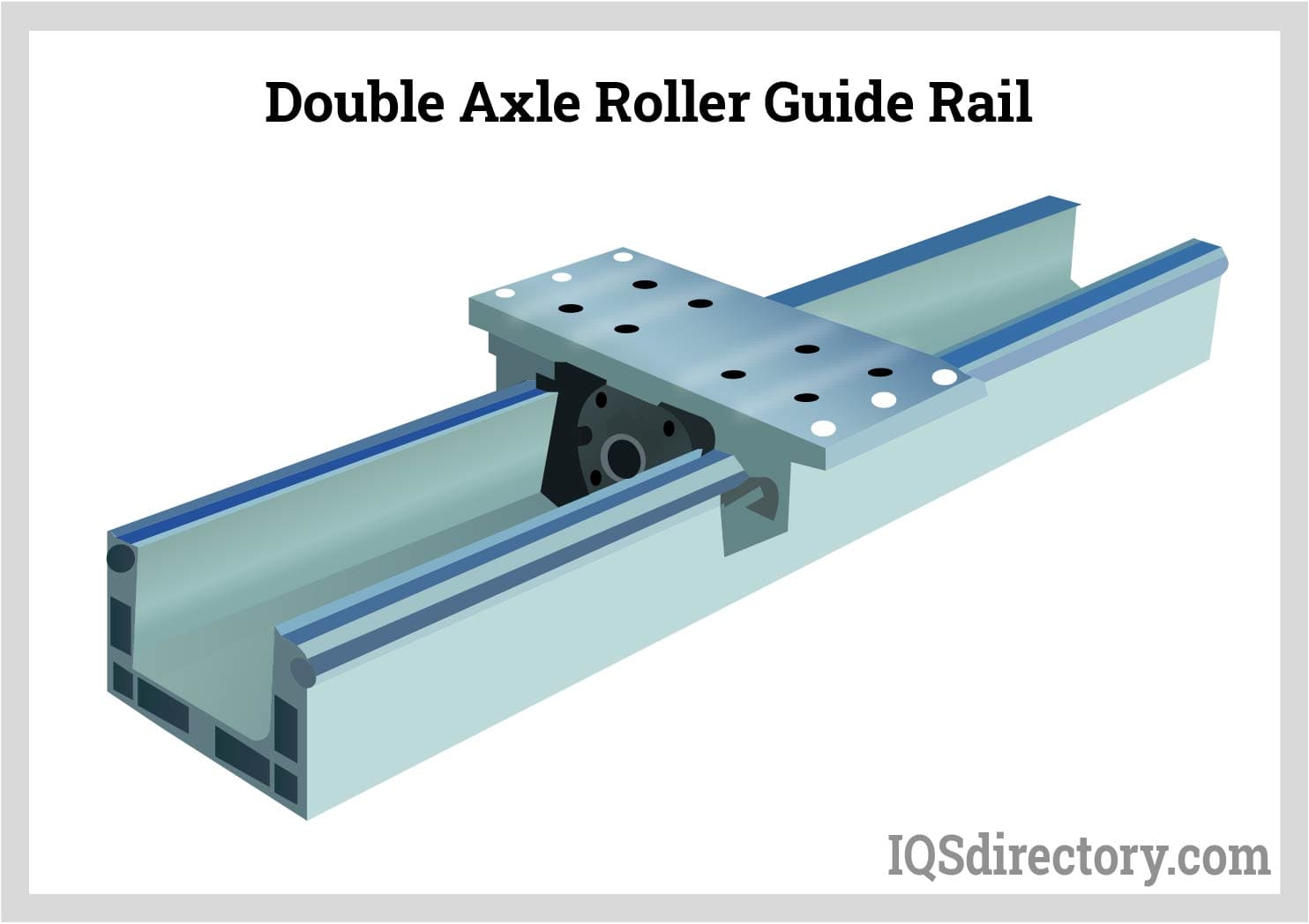 Illustrative example of linear rails from Google Search