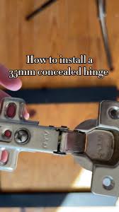 How to Install Concealed Hinges (the EASY way) - Love & Renovations - concealed hinge