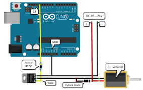 Control a Solenoid With Arduino - Makerguides.com - control solenoid