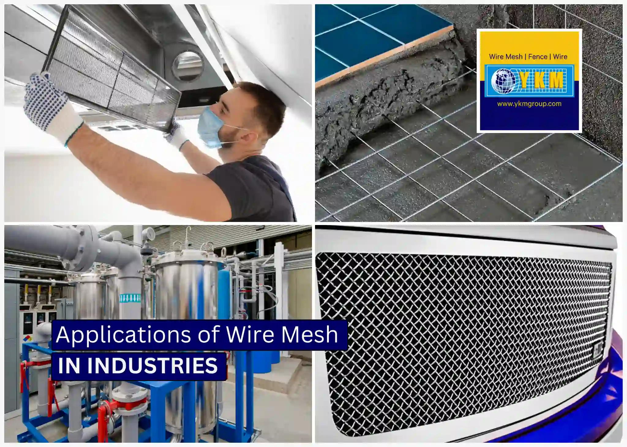 Illustrative example of mesh and wire from Google Search