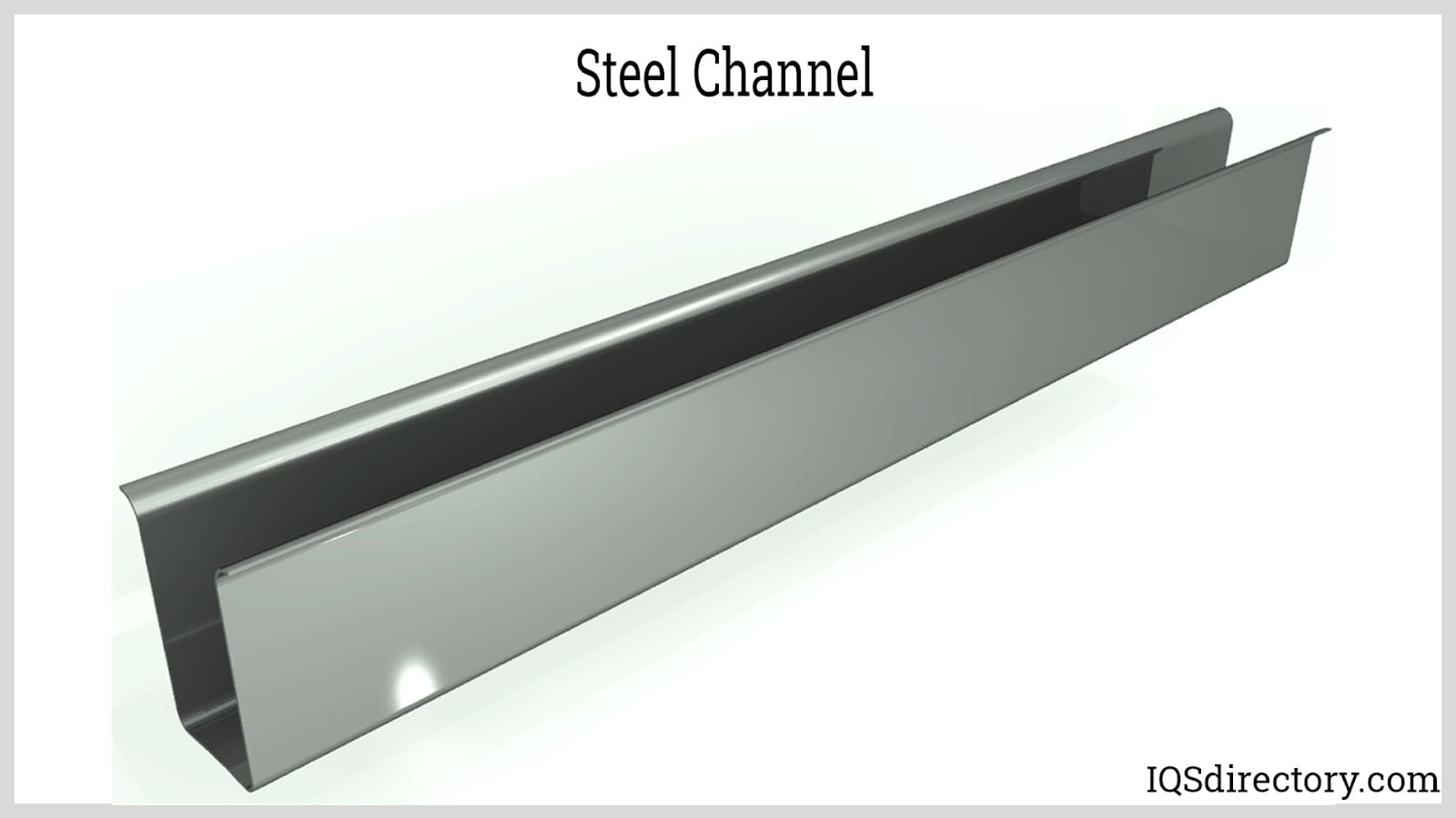 Illustrative example of metal channel from Google Search