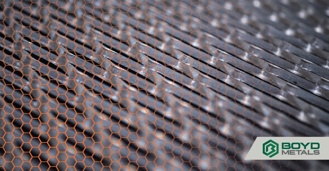 Illustrative example of metal grate sheet from Google Search