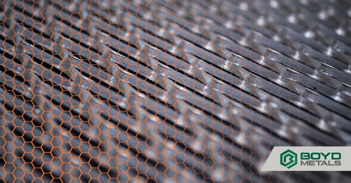 Illustrative example of metal grating sheets from Google Search