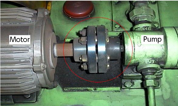 Illustrative example of motor shaft coupler from Google Search