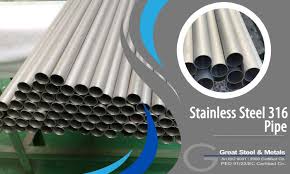 Stainless Steel 316 Pipe | ASTM A312 TP316 ERW / Seamless Pipe - s.steel 316