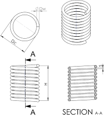 Helical Coil Calculator - helical coil spring