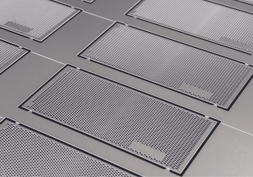 Illustrative example of perforated metal mesh from Google Search