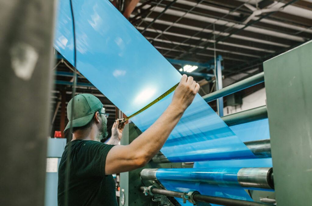 Illustrative example of plastic bag manufacturing from Google Search