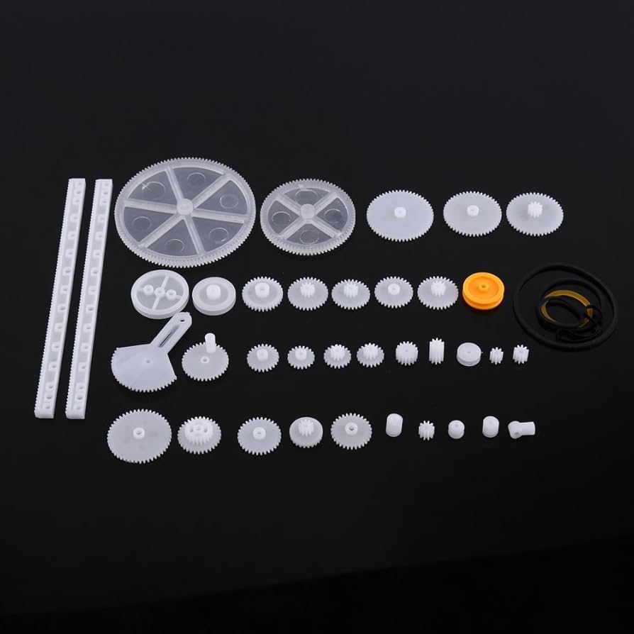 Illustrative example of plastic gears toy from Google Search