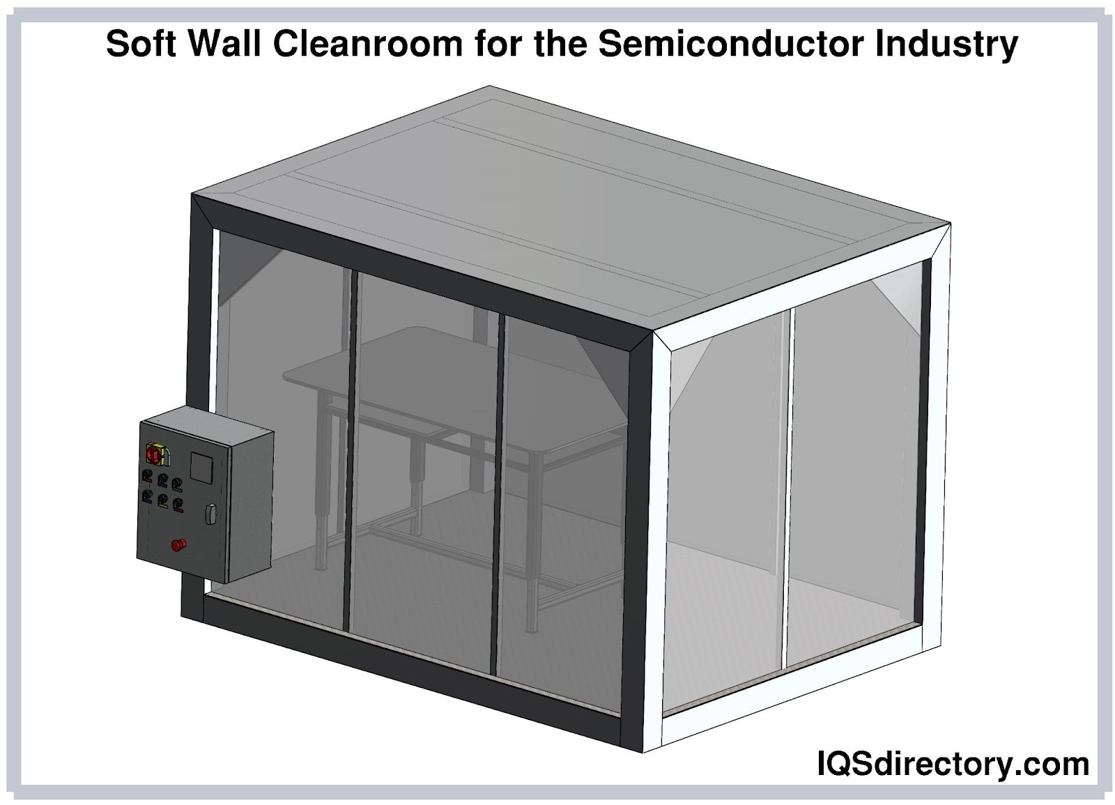 Illustrative example of portable clean room from Google Search