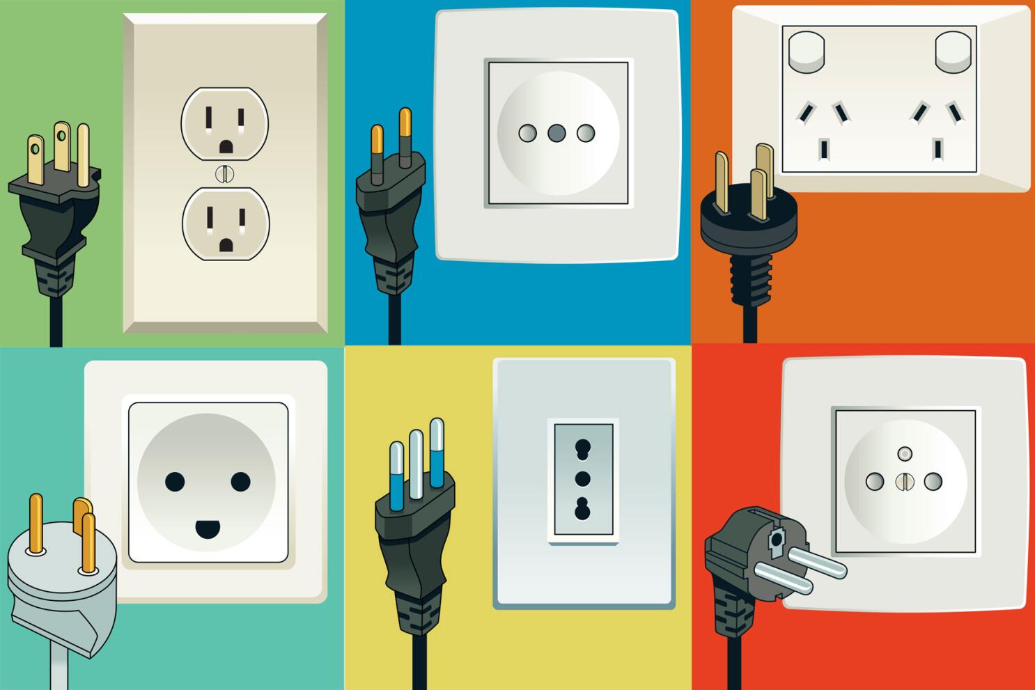 Illustrative example of power plug styles from Google Search