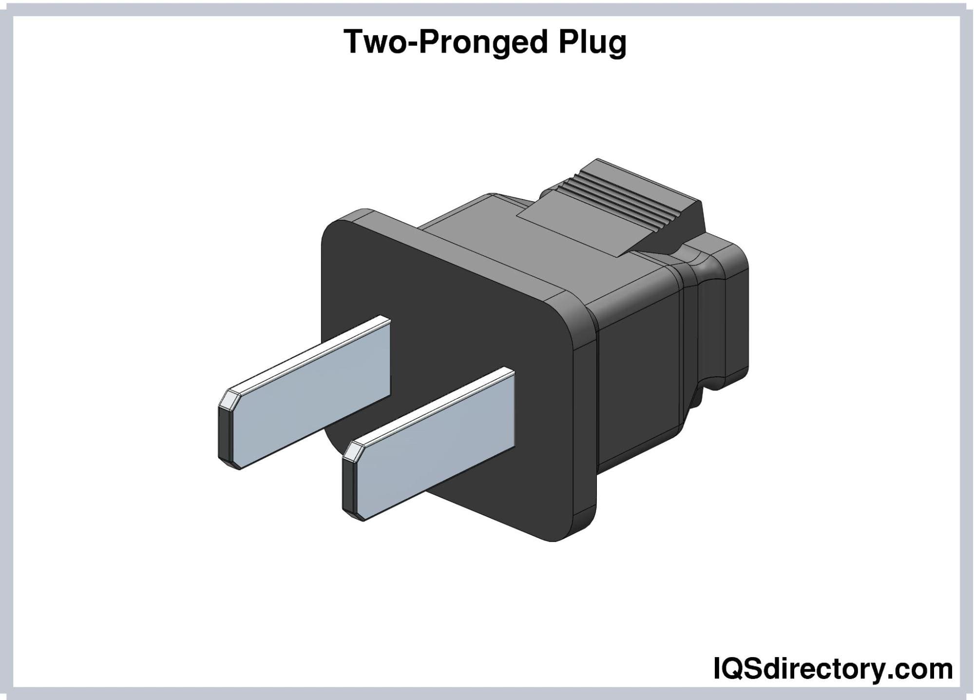 Illustrative example of prong plug from Google Search