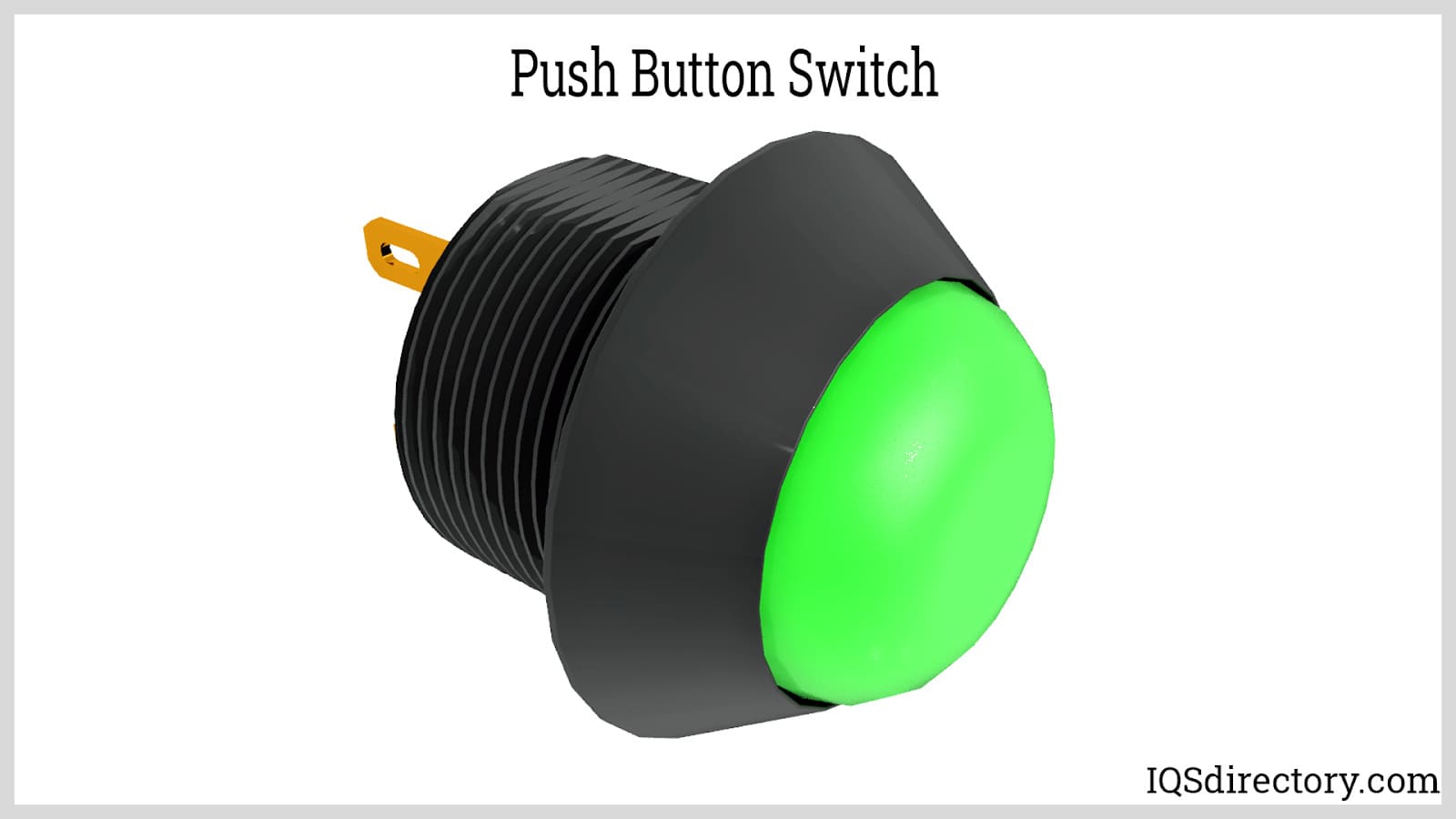 Illustrative example of push button electrical switch from Google Search